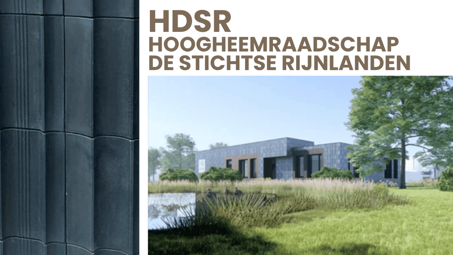 HDSR: Circulaire gevelpanelen uit rioolwaterzuivering